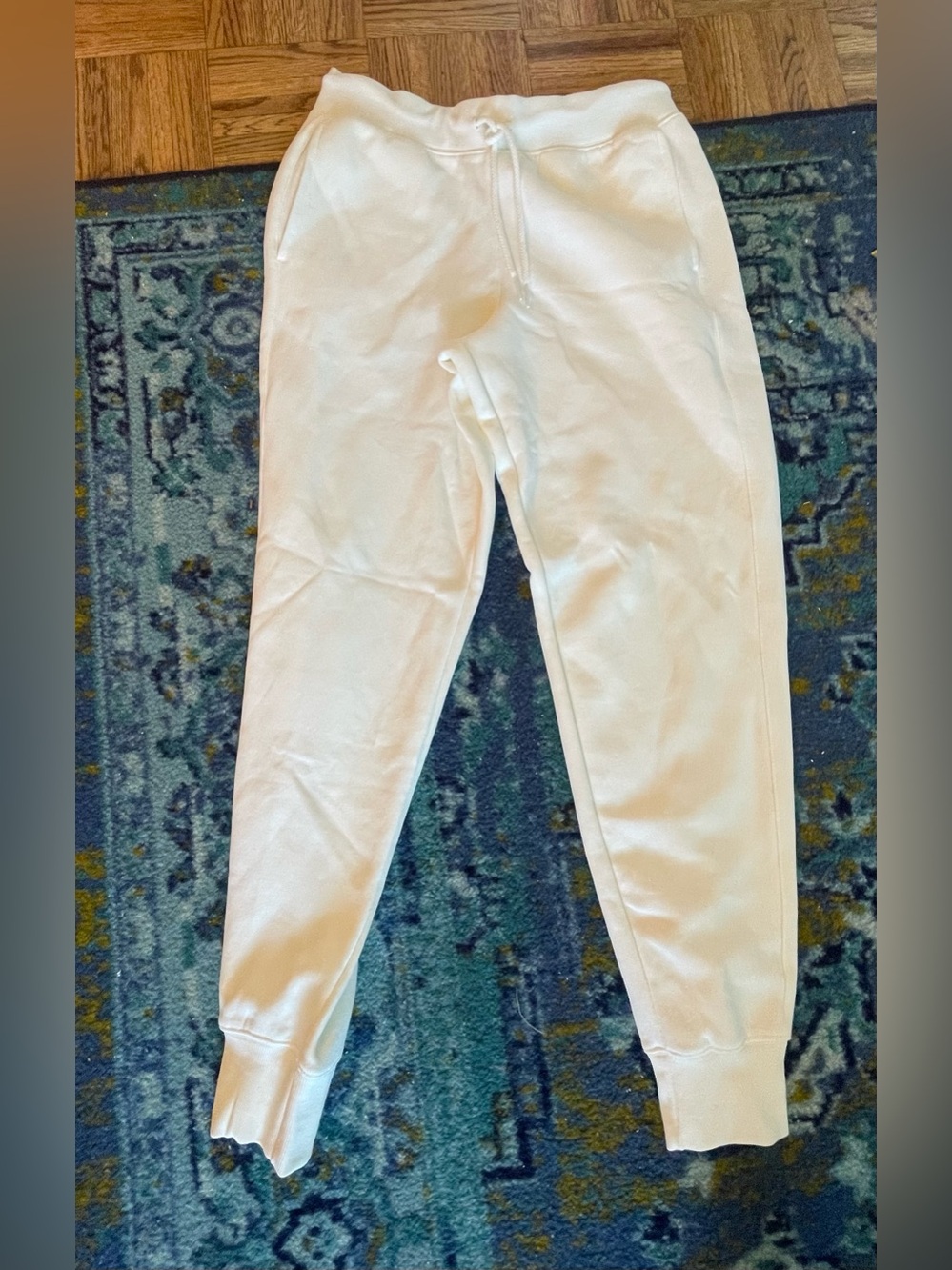 White New York Yankees sweat pant joggers - Small